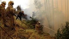 Hasii se na Madeie potýkají s tkým terénem (10. sprna 2016).