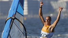 Nizozemský jachtař Dorian Van Rijsselberghe potvrdil už jistý olympijský triumf...