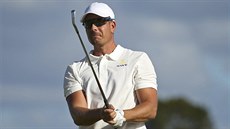 Henrik Stenson v prvním kole olympijského turnaje golfist v Riu.