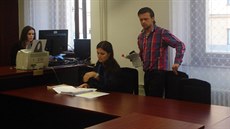 Ob�alovaný Marek Katarzynski u Krajského soudu v Plzni. (15. srpna 2016)