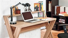 Carmelo, psací st�l z dílny Hokku Designs, masivní d�evo sv�tlý dub, 119 × 49,5...