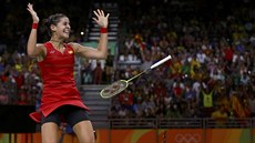 Španělka Carolina Marinová je první evropskou badmintonistkou, která získala...
