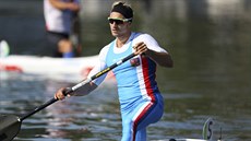 Martin Fuksa po rozjí��ce na kilometrové trati na olympijských hrách v Riu.
