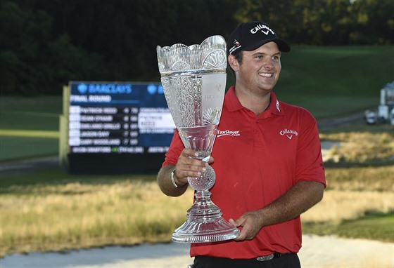 Golfista Patrick Reed vyhrál turnaj The Barclays série PGA Tour ve Farmingdale...