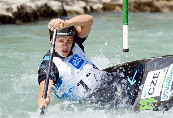 Matyá Lhota se stal juniorským mistrem Evropy ve vodním slalomu.