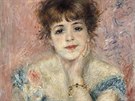 Francouzská hereka Jeanne Samary na portrétu Augusta Renoira (1877)