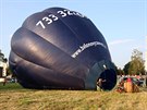 Hromadný start balon v Olomouci.