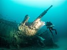 Tento podmoský inventá je mladí, nacistickou ponorku U-2511 pipravila o...