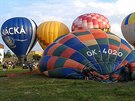 Olomouc za�ila hromadn� start balon�