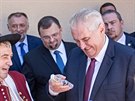 Prezident Milo Zeman ve tvrtek navtvil 43. ronk agrosalonu Zem ivitelka.