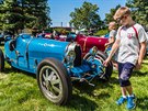 Zvod a pehldka voz Bugatti je u 6 let soust vodnho dne Barum Czech...