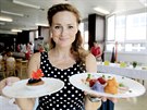 Markéta Hrubešová na soutěži O nejlepší školní oběd, která se odehrála v Brně.