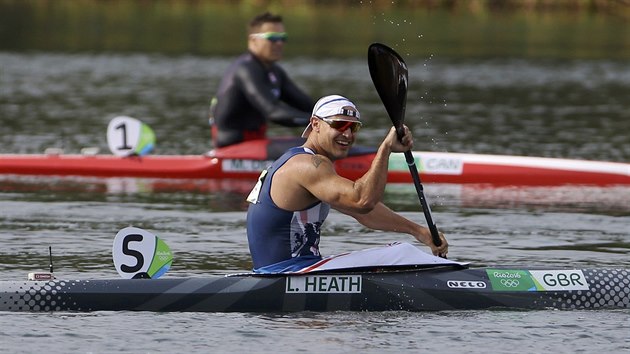 Liam Heath z Velk Britnie ovldl zvod kajak na 200 metr.