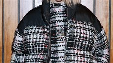 Pirozený styling vlas na pehlídce Sandy Liangové, podzim - zima 2016