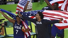 Basketbalisté Spojených států získali pro svou výpravu šestačtyřicáté zlato na...