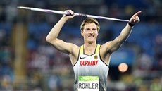 Olympijským šampionem v oštěpu se stal německý atlet Thomas Röhler. (21. srpna...