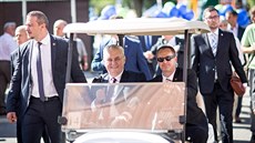 Prezident Milo Zeman ve tvrtek navtívil 43. roník agrosalonu Zem ivitelka.