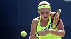 Jelena Ostapenková v prvním kole US Open