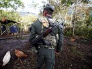 lenové levicové gerily FARC. (16. srpna 2016)