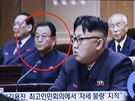 Severokorejský vdce Kim ong-un a místopedseda vlády KLDR pro vzdlání Kim...