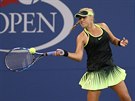 Sofia Keninová vrací úder eské tenisky Karolíny Plíkové v prvním kole US Open.