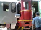 U zastávky Chválkov na Pelhřimovsku se v úterý ráno čelně srazily dva vlaky.