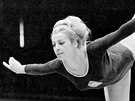 Vra áslavská na MS ve sportovní gymnastice v nmeckém Dortmundu (záí 1966)