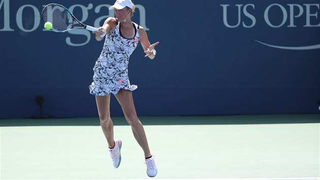 esk tenistka Denisa Allertov postoupila pes Ivanoviovou do 2. kola US Open.