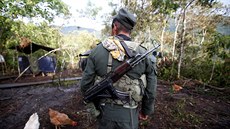 lenové levicové gerily FARC. (16. srpna 2016)