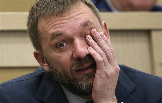 Senátor vládní strany Jednotné Rusko Dmitrij Sablin.