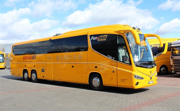 RegioJet letos rozíil flotilu o nové autobusy Scania Irizar i8