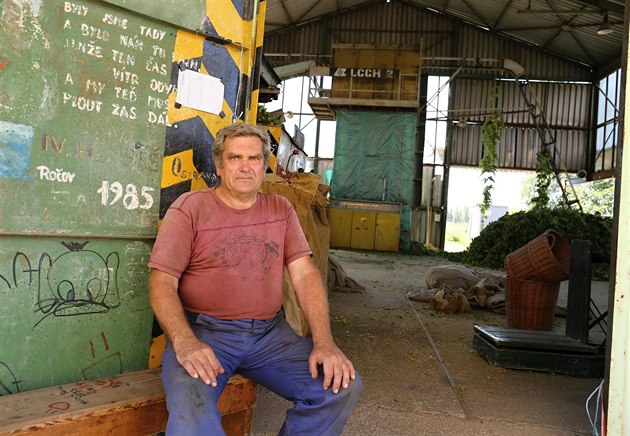 Nejstarí brigádník Josef Fric starí.