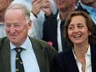 Místopedsedové strany AfD Alexander Gauland a Beatrix von Storch (4.9.2016).