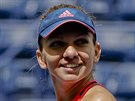 Rumunská tenistka Simona Halepová se raduje z postupu do 2. kola US Open, kde...