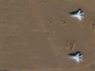 Oputné MiGy-25 na syrské letecké základn Tiyas