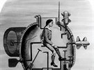Ponorka Turtle na vyobrazení z 19. století. Neodpovídá zcela skutenosti...