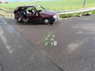Pi sráce kody Felicie s Volkswagenem Passat na Znojemsku zemela...