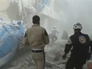 Syrské vládní síly shodily na Aleppo barely s chlórem
