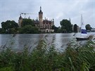 Pohled na Schwerin, hlavní msto Meklenburska-Pedního Pomoanska ((4. záí...