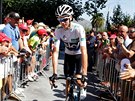 Chris Froome na startu 12. etapy Vuelty