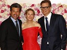 Patrick Dempsey, Renée Zellwegerová a Colin Firth na premiéře filmu Dítě...