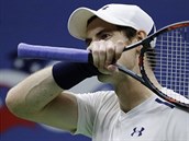 Nespokojen Andy Murray ve tvrtfinle US Open