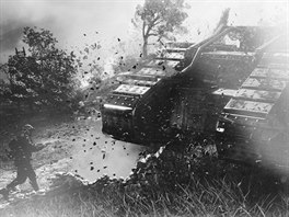 Obrázky z Battlefieldu 1 stylizované jako fotografie z první svtové války