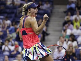 Svtov jednika Angelique Kerberov slav postup do finle tenisovho US Open.