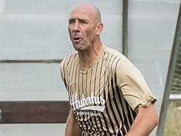 Jan Koller v dresu Smetanovy Lhoty