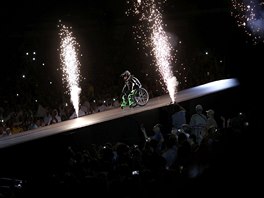 Vozíká na slavnostním zahájení paralympiády v Riu