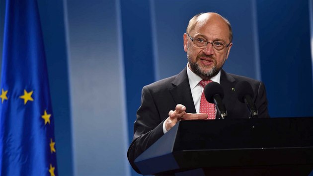 Pedseda Evropskho parlamentu Martin Schulz. (23. srpna 2016)
