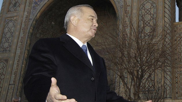 Uzbeck prezident Islam Karimov v Samarkandu (1. ledna 2016)
