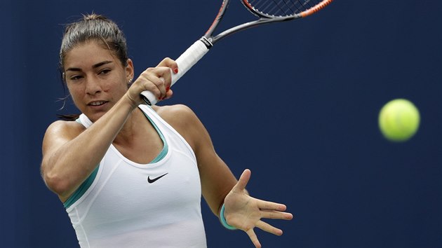 Tenistka Montserrat Gonzlezov z Paraguaye prohrla na US Open s Karolnou Plkovou.