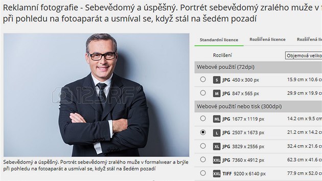 Portrt finannho poradce Vojtcha Wagnera na webu Levnytrh.net pochzej z fotobanky 123RF.com.